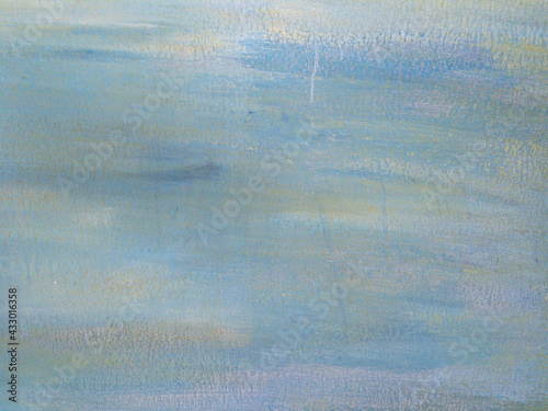abstract blue painted cement wall