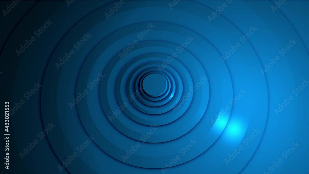 Abstract background 3D membrane-like blue structure oscillates in space Abstract background 3D membrane-like blue structure oscillates in space