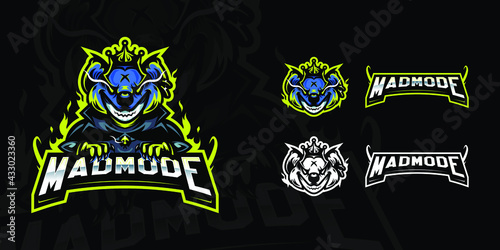 Madmode Koala Mascot Logo Premium