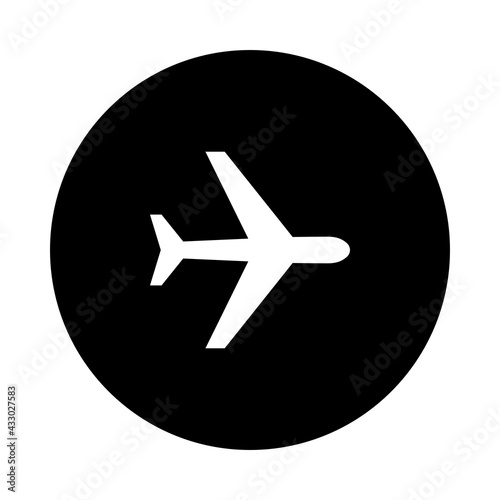 Flugzeug und Kreis