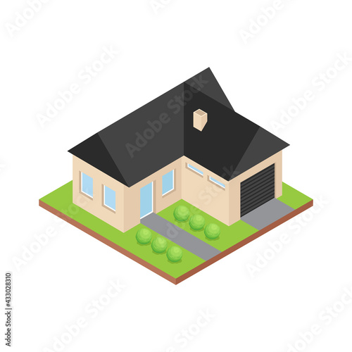 Isometric House Illustration