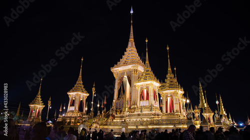thailand Cremation in sanamluang
