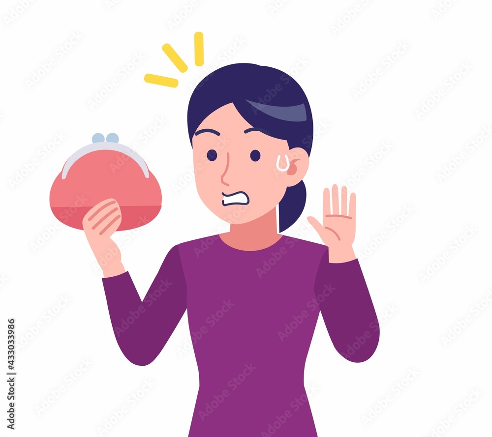 紫のシャツを着た女性