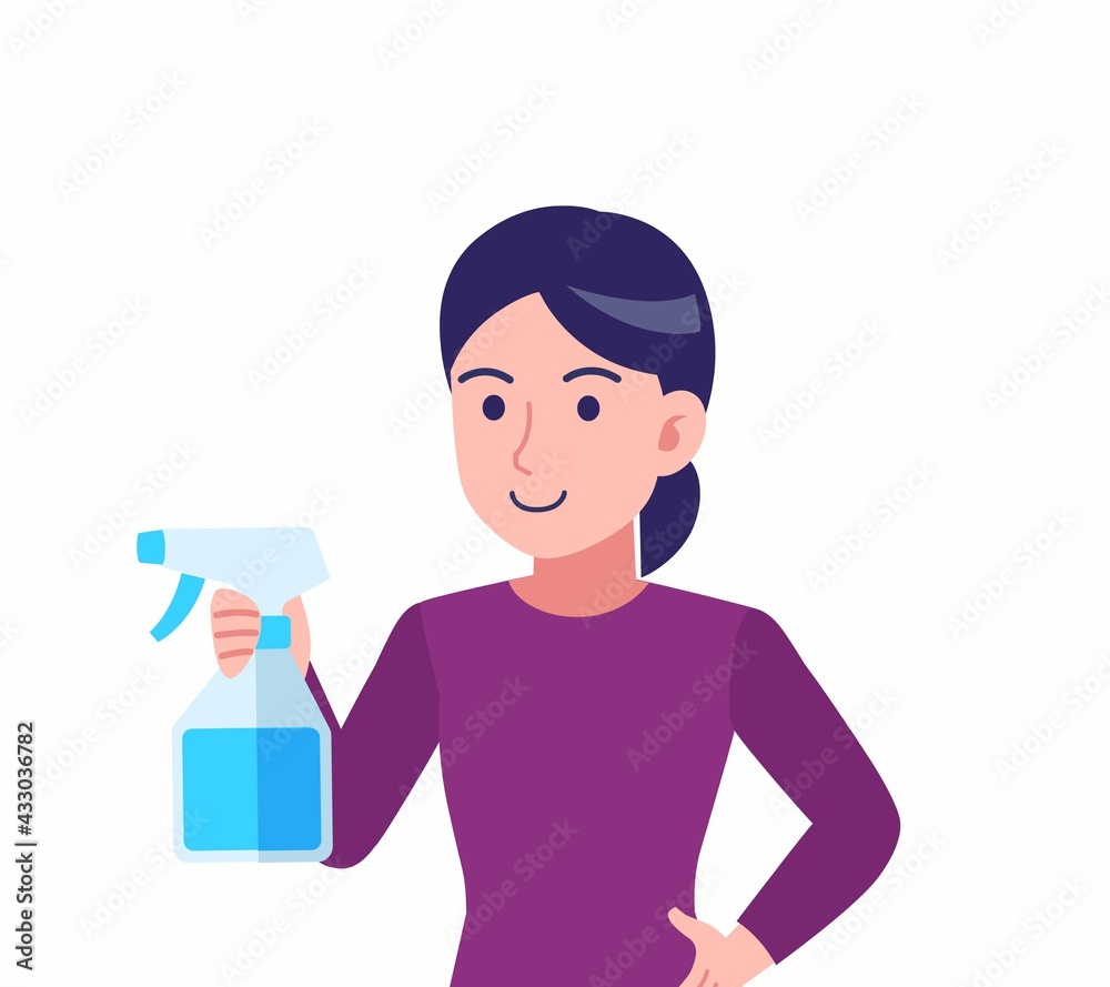 紫のシャツを着た女性 紫のシャツを着た女性