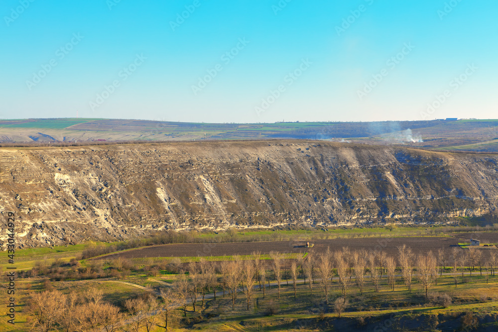 Hills of Orheiul Vechi in Moldova