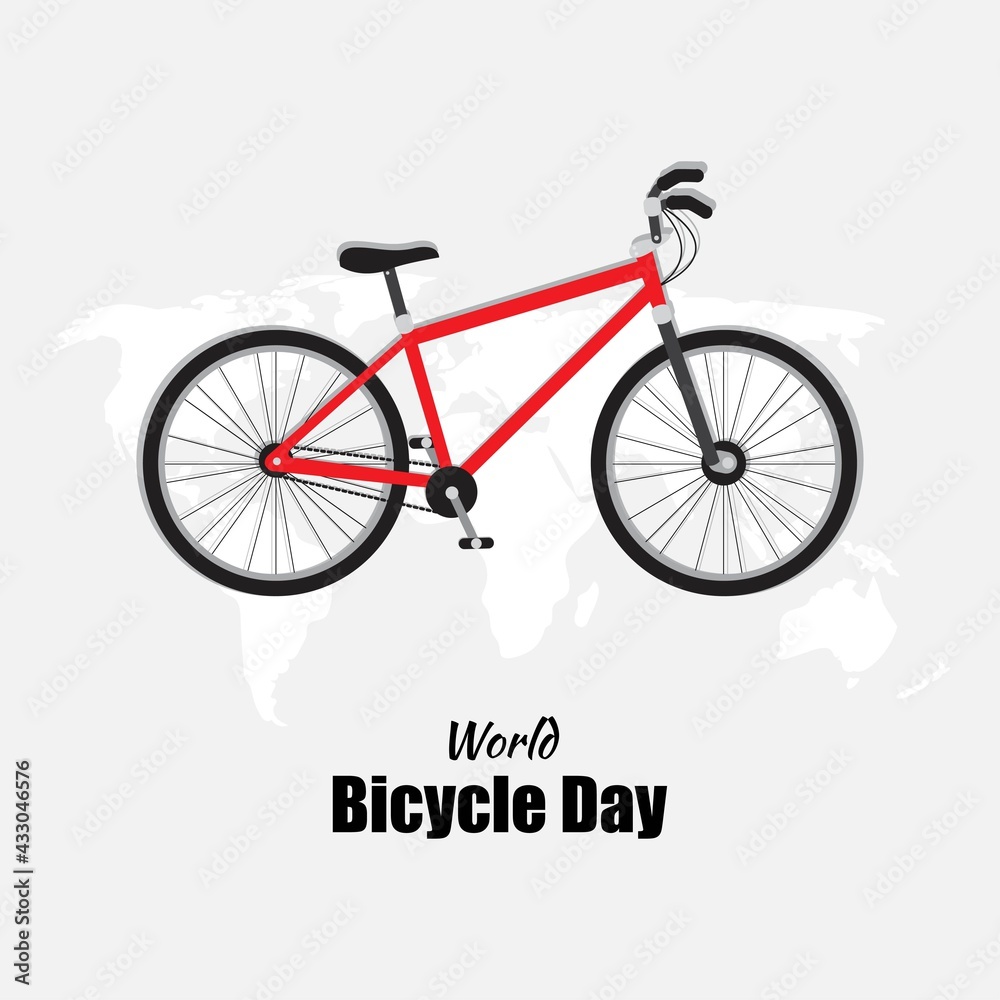 vector illustration for world bicycle day; vector illustration for world bicycle day;