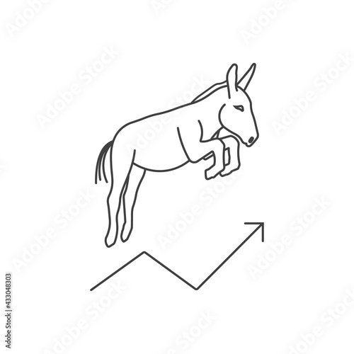 Thin line customizable illustration. Vector isolated outline drawing.