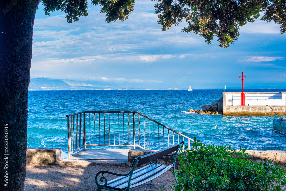 Fototapeta premium Landscape with Adriatic sea