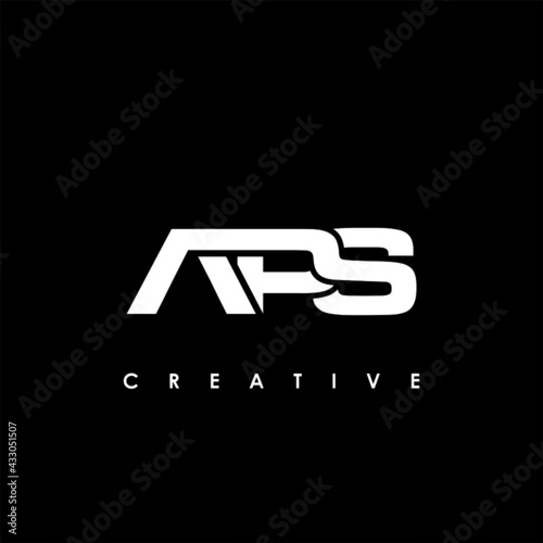 APS Letter Initial Logo Design Template Vector Illustration