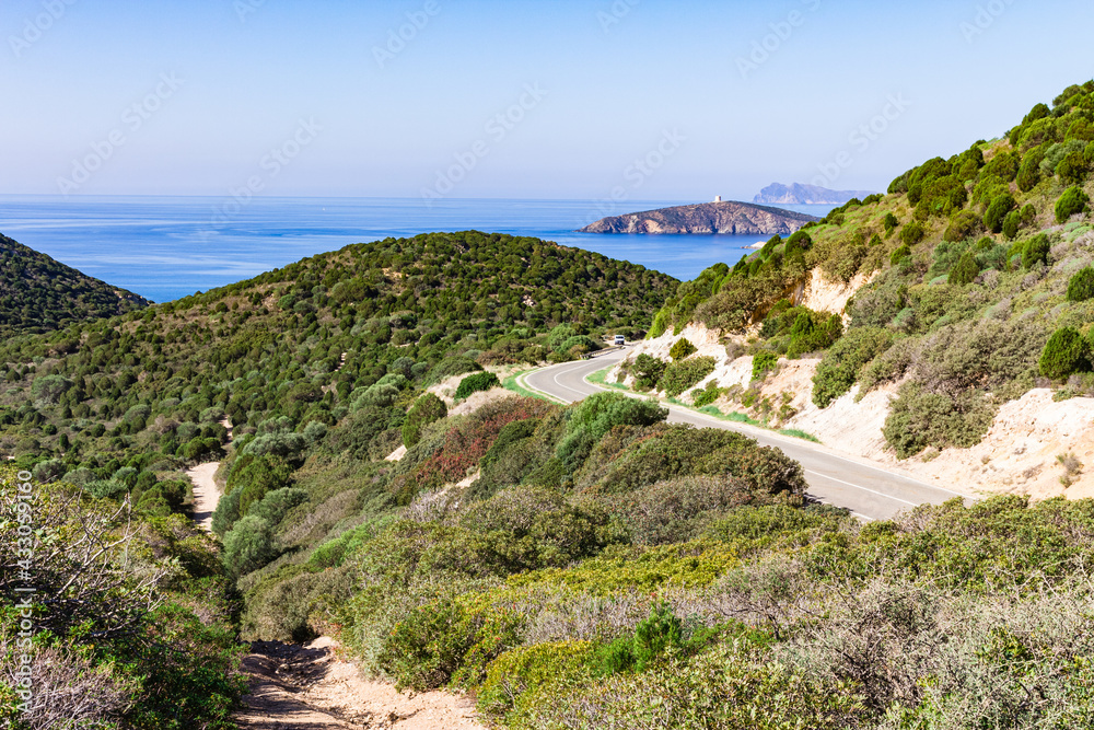 Fototapeta premium Beautiful mediterranean Landscape of Sardinia Italy