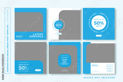 fashion banner for social media and instagram post template