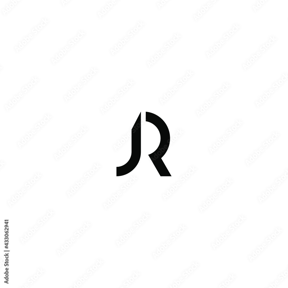 JR RJ monogram letter vector download icon JR RJ monogram letter vector download icon