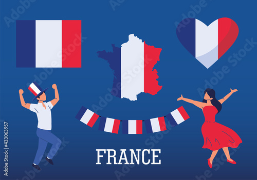 france people flags