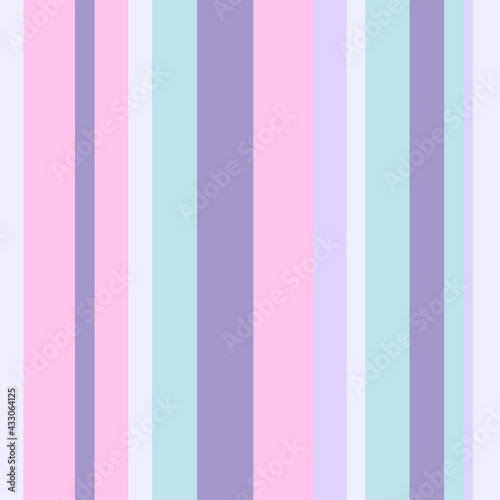 Striped pattern with stylish and bright colors. Pink, violet and blue stripes. Background for design in a vertical strip