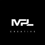 MPL Letter Initial Logo Design Template Vector Illustration
