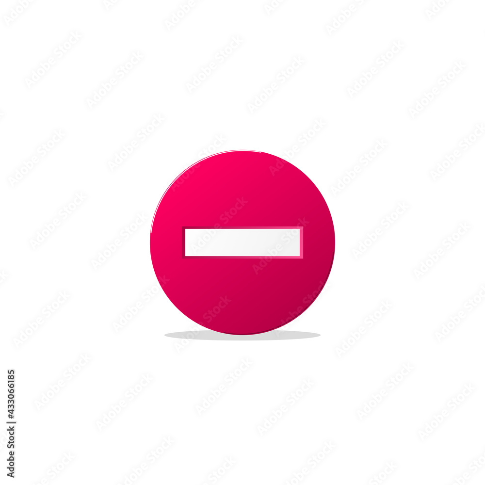Stop icon . Vector illustration. Stop icon . Vector illustration.