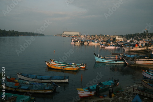 boats in the harbor © Kapil
