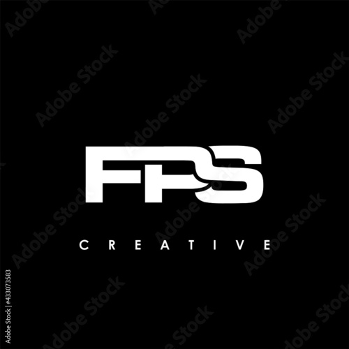 Obraz na płótnie FPS Letter Initial Logo Design Template Vector Illustration