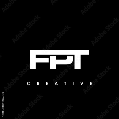 FPT Letter Initial Logo Design Template Vector Illustration