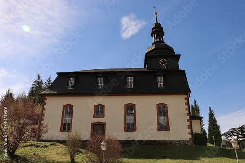 Kirche von Katzhütte im Schwarzatal