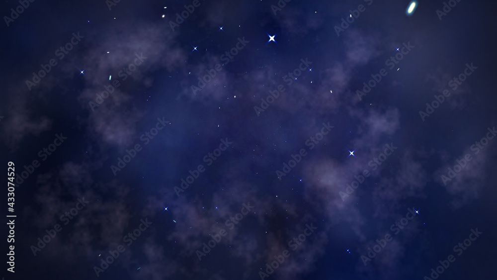 nebula stars sky in deep space