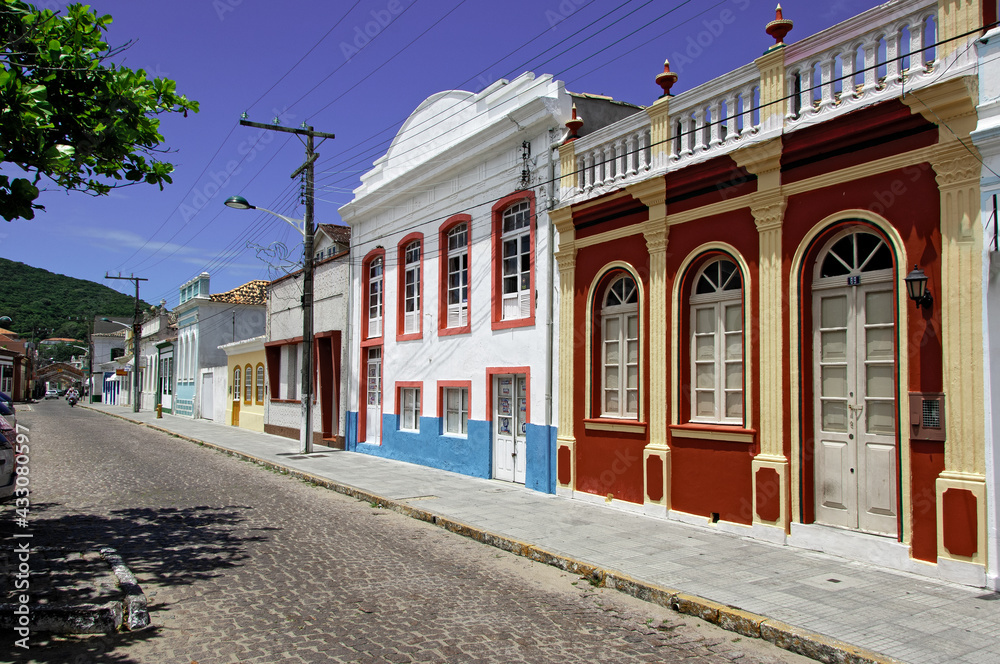 Laguna, Santa Catarina, Brazil: Historic town with Portuguese colonial architecture
