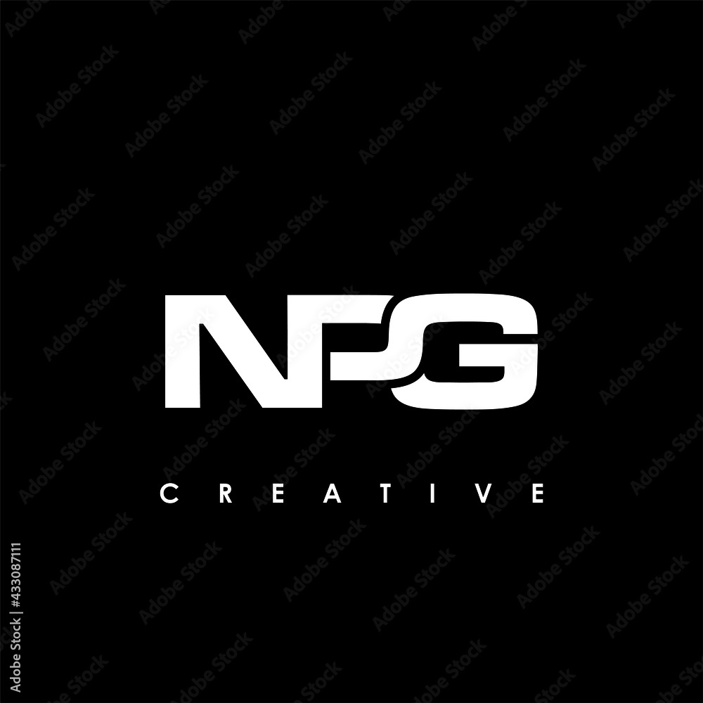 NPG Letter Initial Logo Design Template Vector Illustration