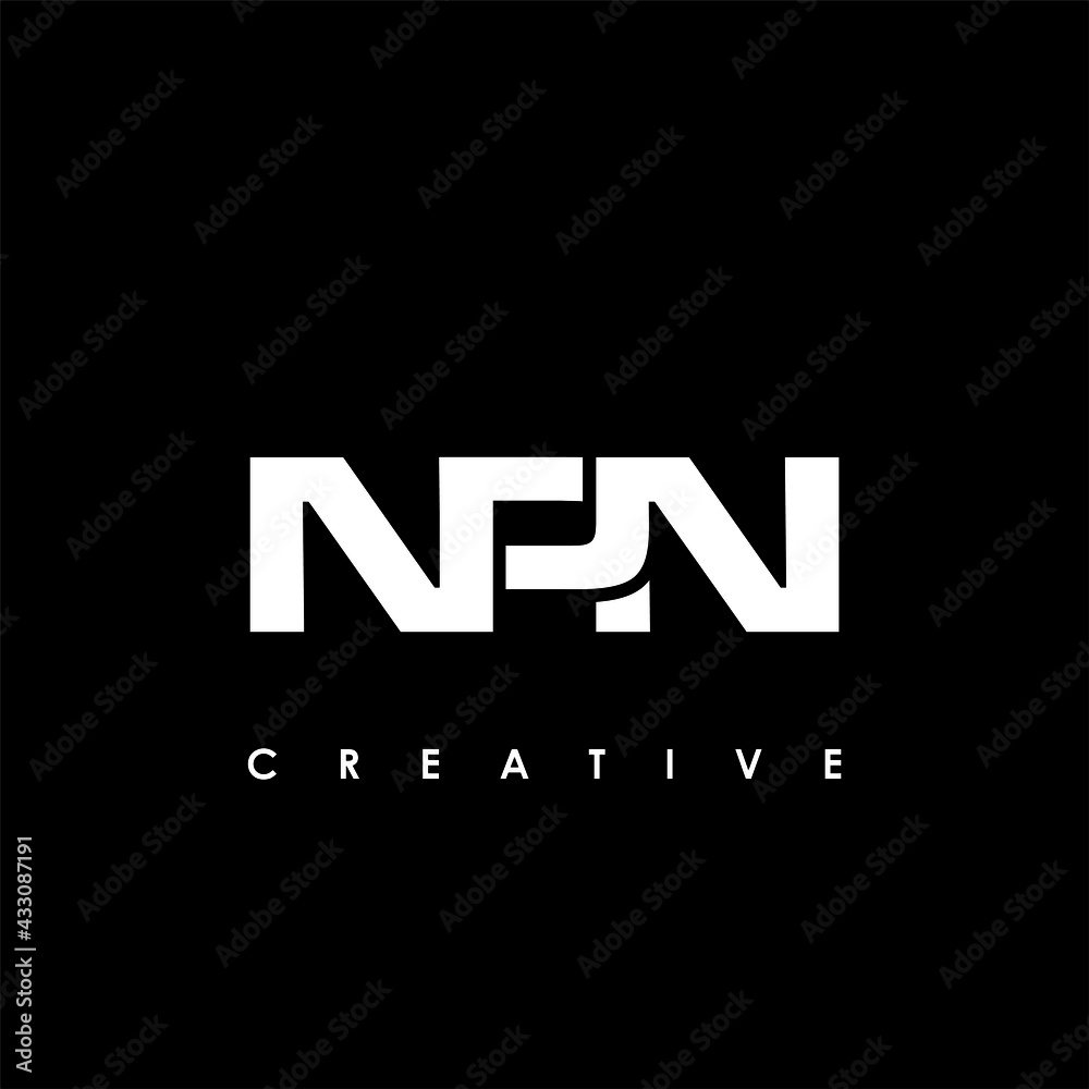 NPN Letter Initial Logo Design Template Vector Illustration