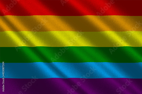 Rainbow Gay and LGBT Flag photo