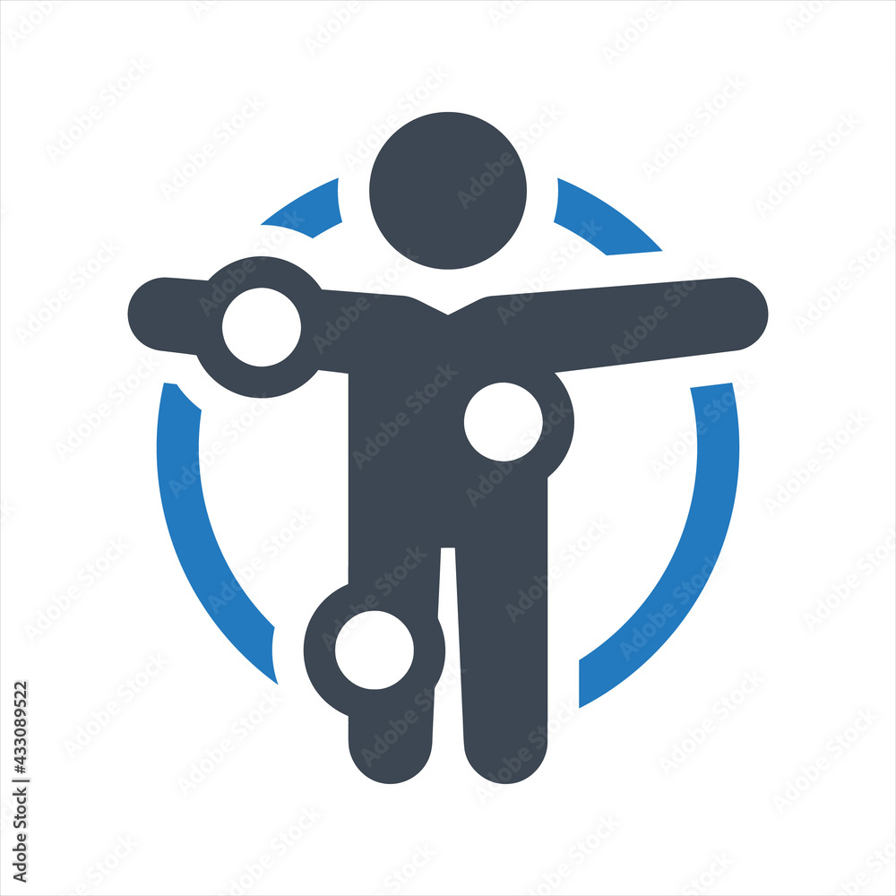 Symptoms check icon, vector and glyph