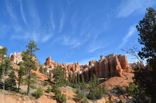 Bryce Canyon National Park Utah Hoodoo Desert Travel USA Sky Clouds