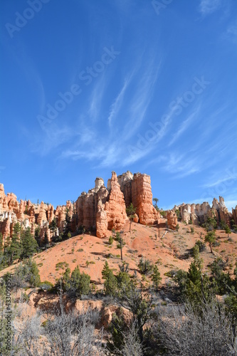 Bryce Canyon National Park Utah Hoodoo Desert Travel USA Sky Clouds