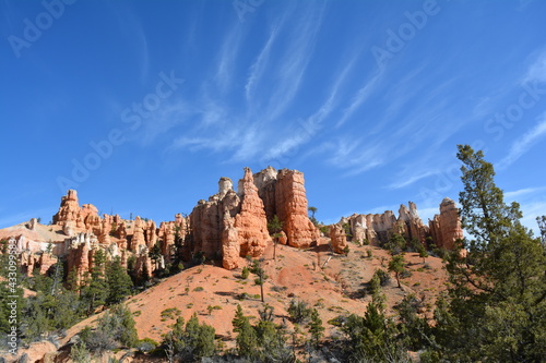 Bryce Canyon National Park Utah Hoodoo Desert Travel USA Sky Clouds