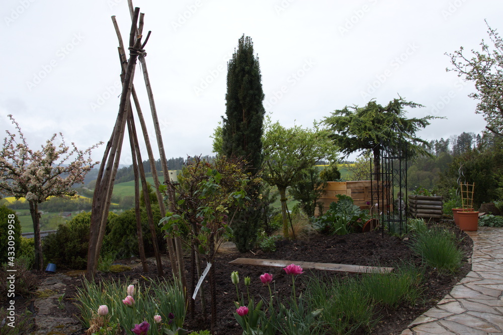 Gemüseanbau im eigenen Garten im Hochbeet Gemüseanbau im eigenen Garten im Hochbeet