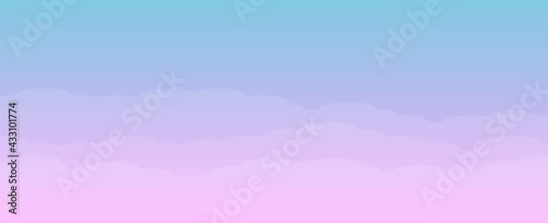 Early Morning Sky with Soft Colors Background