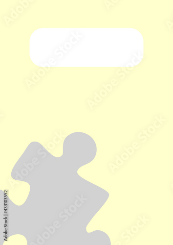 Vertical illustration format A4 - the design of the screen of the phone or tablet for inscriptions and photos