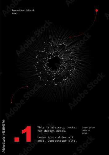 Vector poster banner