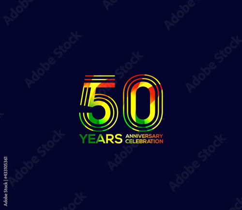Mixed colors, Festivals 50 Year Anniversary, Party Events, Company Based, Banners, Posters, Card Material, for