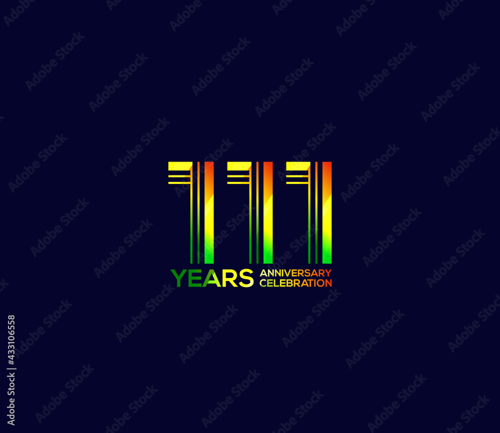 Mixed colors, Festivals 111 Year Anniversary, Party Events, Company Based, Banners, Posters, Card Material, for