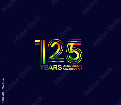 Mixed colors, Festivals 125 Year Anniversary, Party Events, Company Based, Banners, Posters, Card Material, for