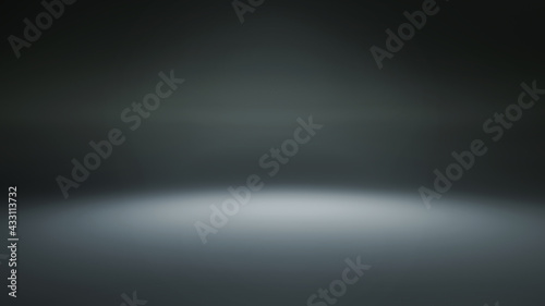 Slika na platnu Dark studio backdrop to start your composition