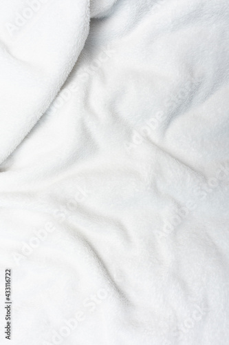 Wallpaper Mural White crumpled plaid, texture, top view, vertical Torontodigital.ca