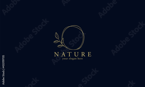 natural and organic logo modern design. Natural logo for branding, corporate identity and business card.Web
