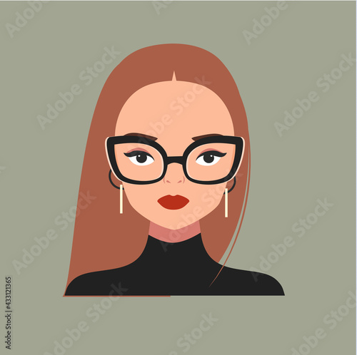 Fashion woman in fancy eyeglasses. glamourous girl. Fashionable female portrait for prints, cards