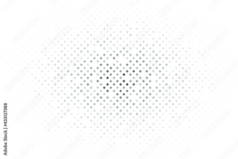 Abstract vector background consisting of small dots and squares. - obrazy, fototapety, plakaty 
