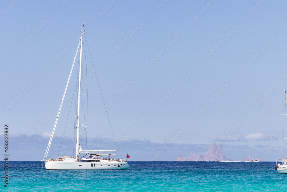 Ses Illetes beach in Formentera (Spain) Ses Illetes beach in Formentera (Spain)