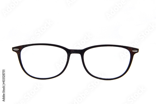 Glasses isolated on white background.