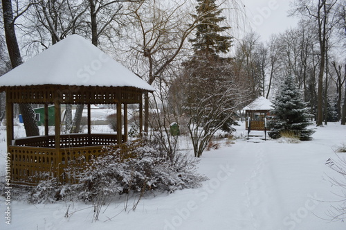 Polivanovo estate, Moscow region, Russia, winter in the park © Светлана Коршук