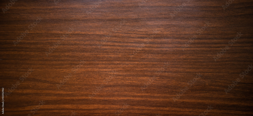 Photo of an antique mahogany texture with black horizontal Art Nouveau stripes - obrazy, fototapety, plakaty 