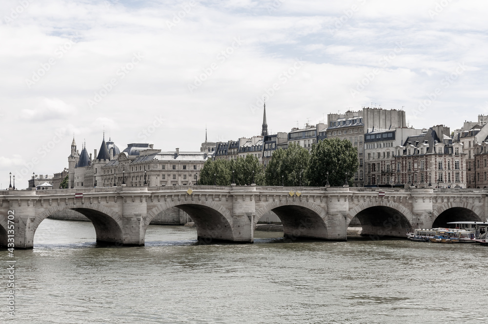 Bridge over Seine river 